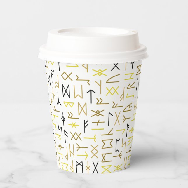 Runes Paper Cups (Front)