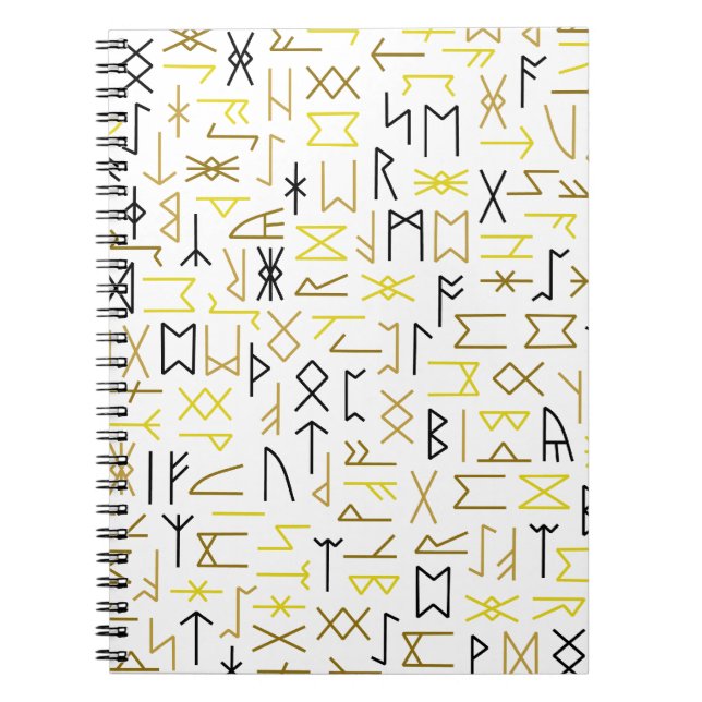 Runes Spiral Notebook (Front)