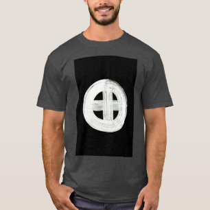 Runes Symbols Solar System 0004 Earth Inverted T-Shirt