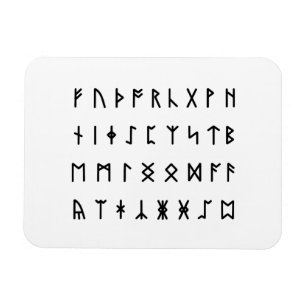 Runic Alphabet [Futhorc] Magnet