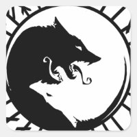 Runic Dire Wolf viking norse nordic runes