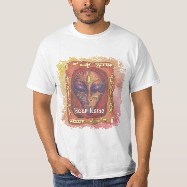 Runic Red Alien T-Shirt (Front)