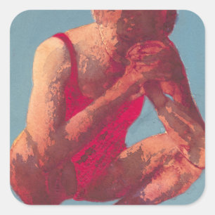 Runner 2011 square sticker
