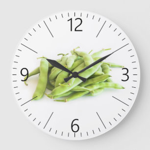 Runner beans large clock