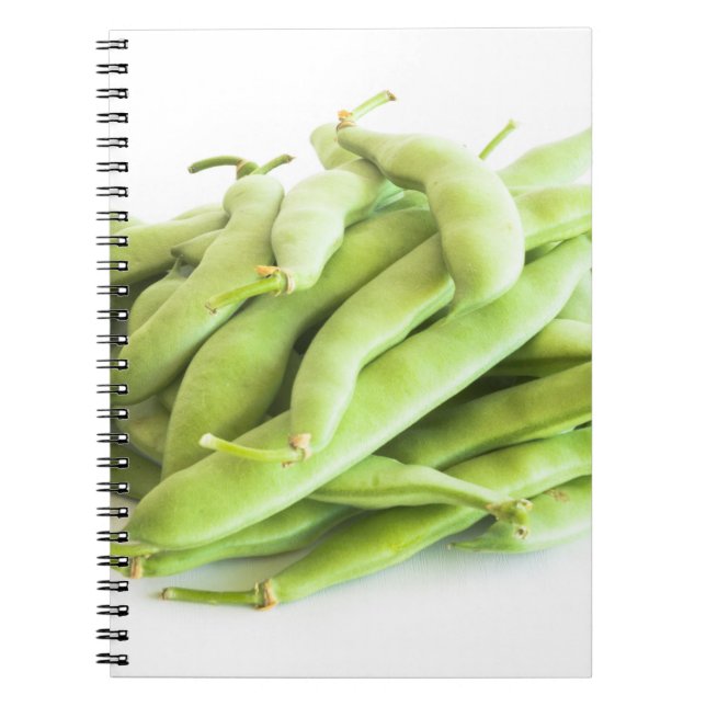 Runner beans spiral notebook (Front)