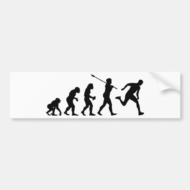 Runner Bumper Sticker (Front)