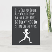 Runner Cards Marathon Track And Field Race Funny