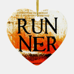 Runner Ceramic Tree Decoration