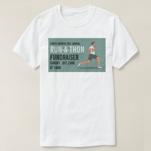 Runner, Charity Run-Walk-a-Thon Event T-Shirt