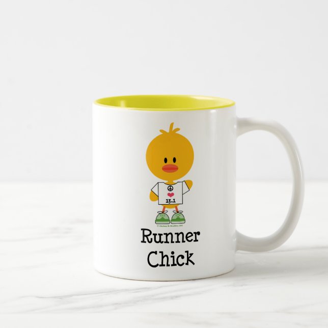 Runner Chick Half Marathon Mug (Right)