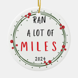 Runner Christmas Ornament Funny Holiday Gift