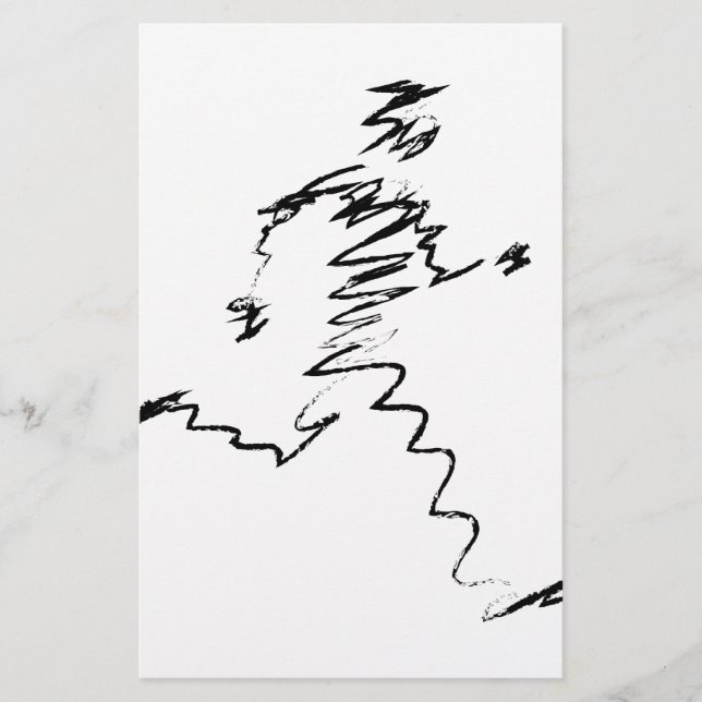 Runner cool illustration stationery (Front)