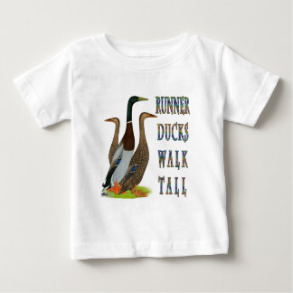 Runner Ducks Walk Tall Baby T-Shirt