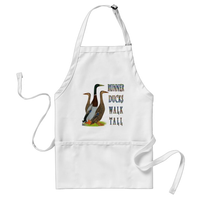 Runner Ducks Walk Tall Standard Apron (Front)