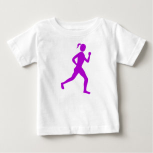 Runner (Female) - Purple Baby T-Shirt