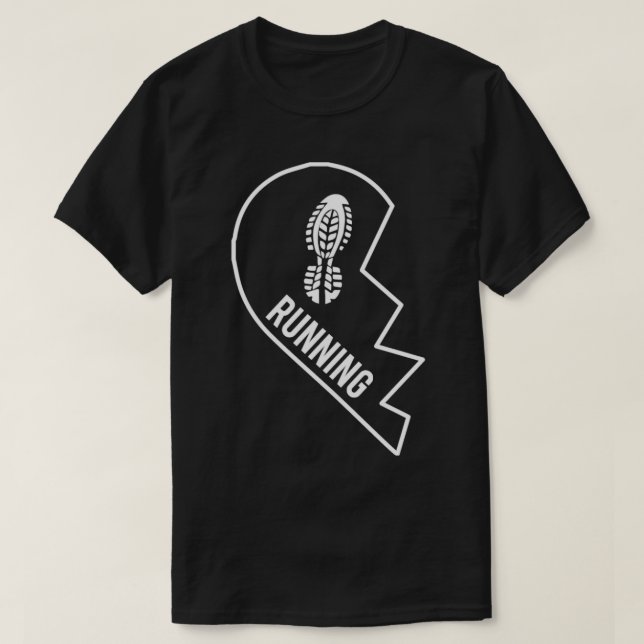 Runner  for Couples  Runners Gift  Run  T-Shirt (Design Front)