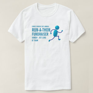 Runner Logo, Charity Run-Walk-a-Thon Event T-Shirt