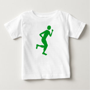 Runner (Male) - Grass Green Baby T-Shirt