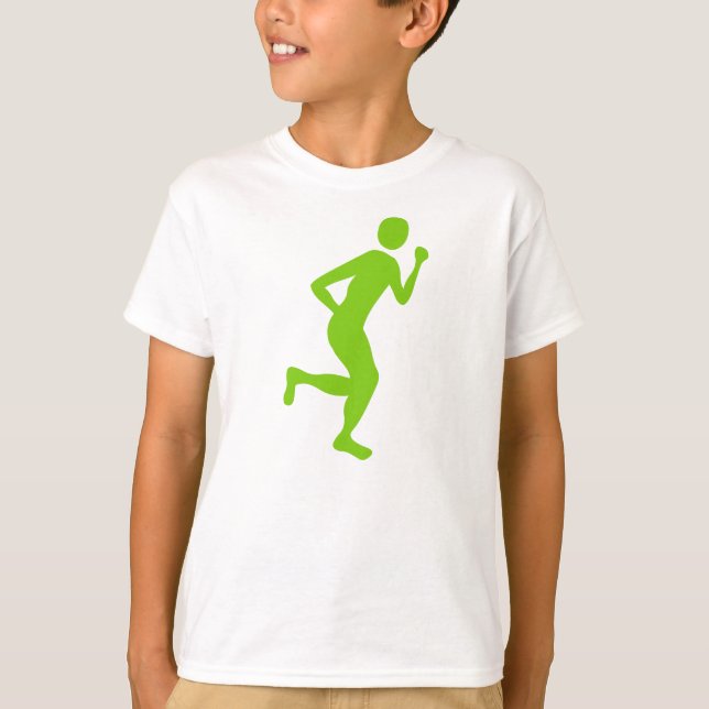 Runner (Male) - Martian Green T-Shirt (Front)
