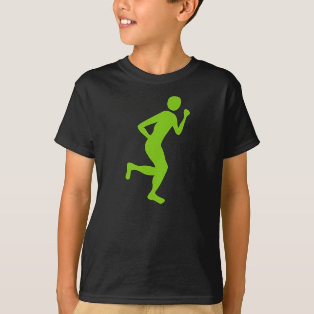 Runner (Male) - Martian Green T-Shirt (Front)