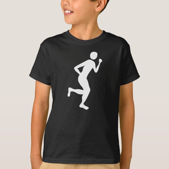 Runner (Male) - White T-Shirt (Front)