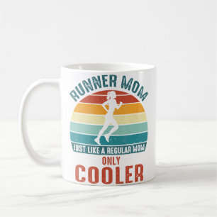 Runner Mum Cool Running Girl Future Marathon Mothe Coffee Mug