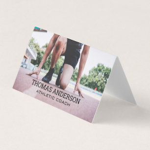 Runner on the Track Business Card