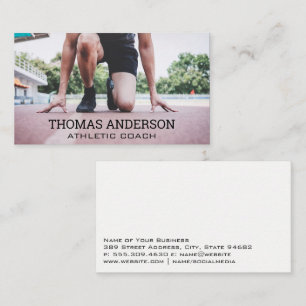 Runner on the Track Business Card