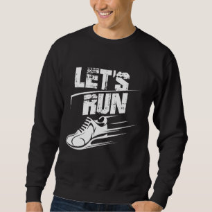 Runner Running Team Free Love Running Workout Sweatshirt