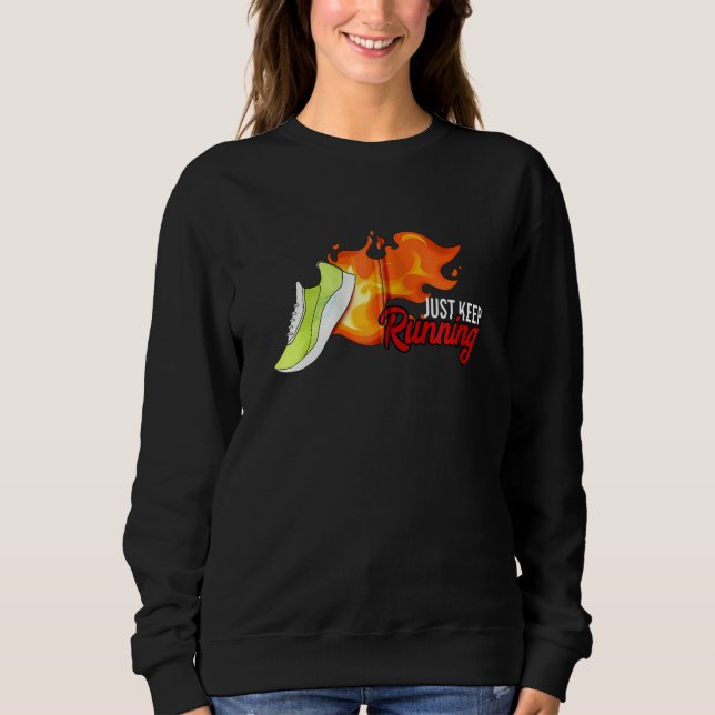 Runner Running Zip Sweatshirt (Front)