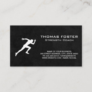 Runner Strength Fitness Business Card