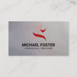 Runner Stylised Logo Kettle Bells Appointment Card