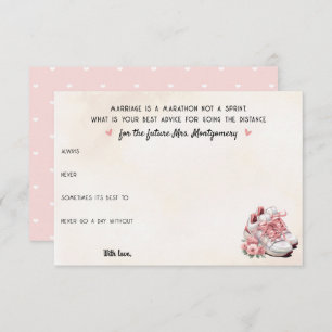 Runner Theme Pink Sneaker Floral Wedding Advice