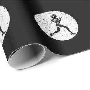 Runner trained for the next long distance wrapping paper