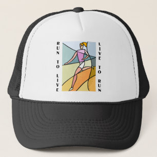 RunnerChick Live To Run Trucker Hat
