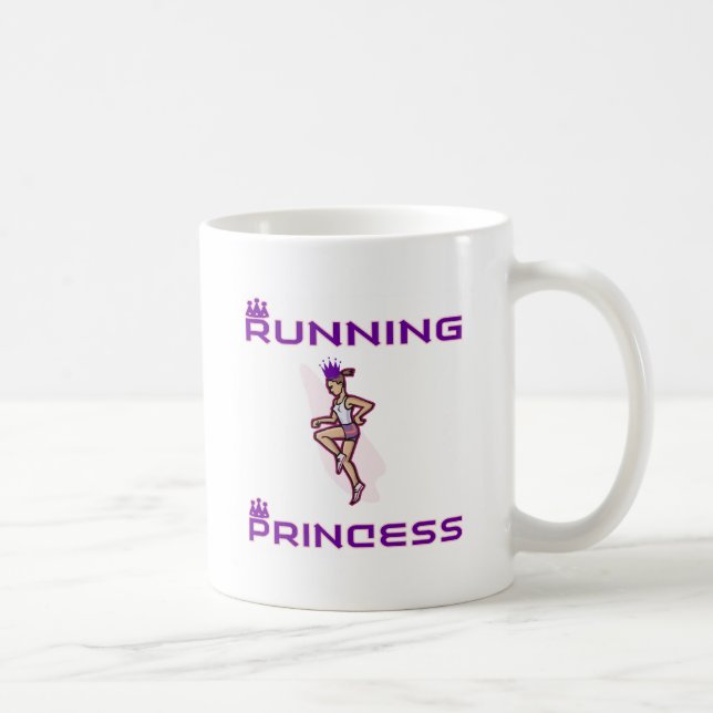 RunnerChick Princess Coffee Mug (Right)