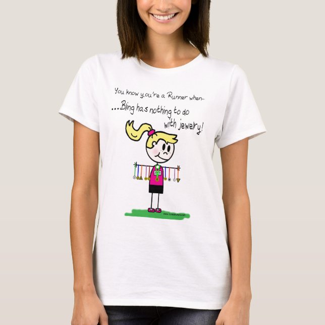 Runner's Bling T-Shirt (Front)