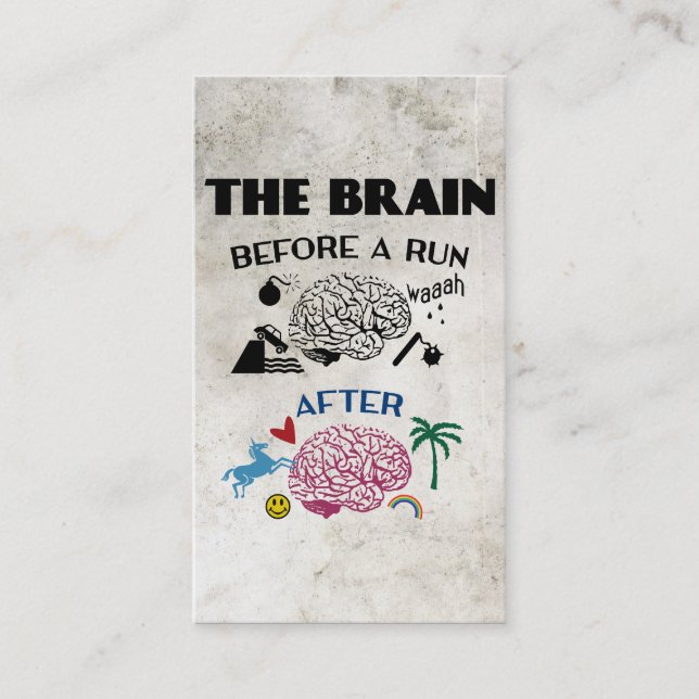 Runners Brain Business Card (Front)