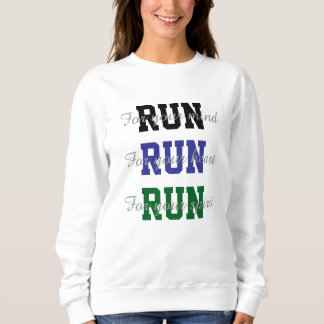 Runners Fun Design Run For Your Mind Heart Spirit Sweatshirt