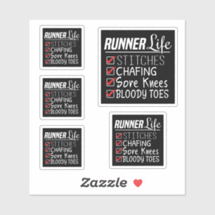 Runner's Life Funny Marathon Running Checklist