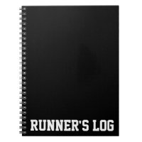 Runner's Log Running Notebook Spiral Journal