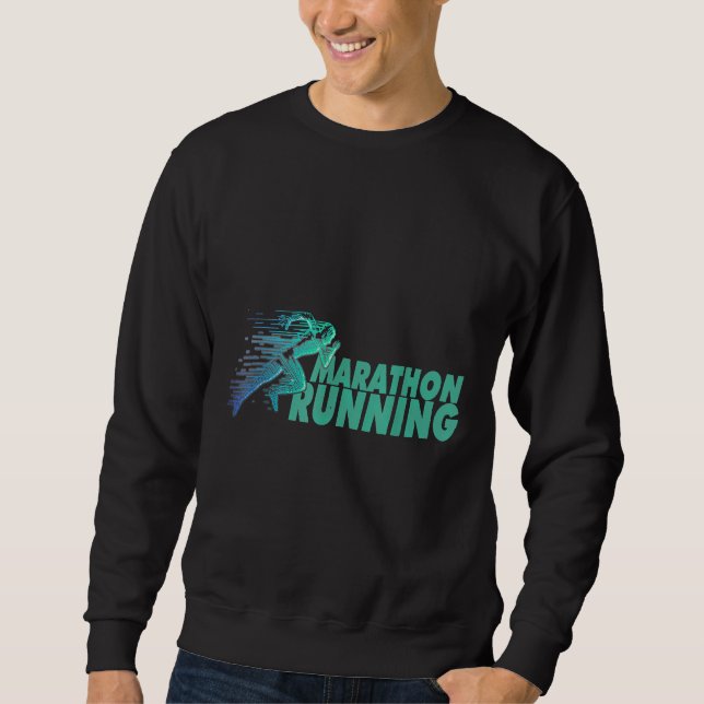 RUNNING 365 Marathon Running Tee Gift for Runner (Front)