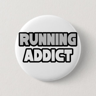 Running Addict 6 Cm Round Badge