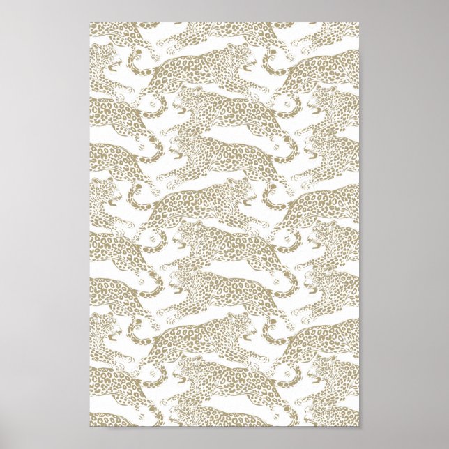 Running and Survival Regal Leopards  Poster (Front)
