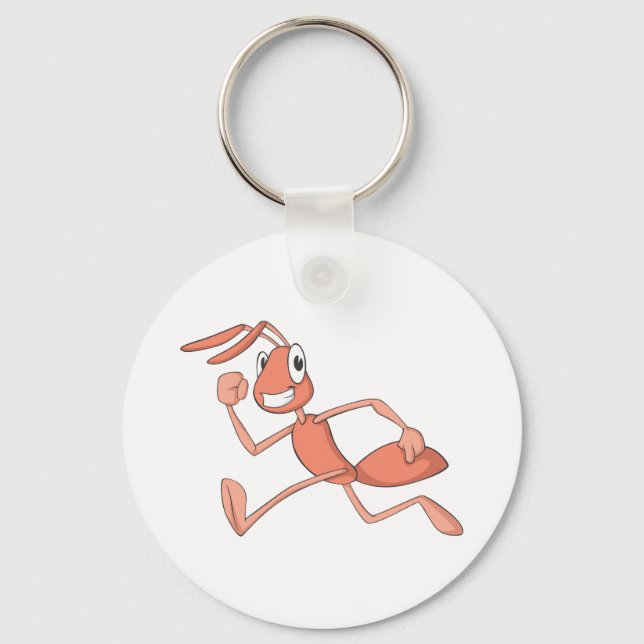 Running Ant Key Ring (Front)
