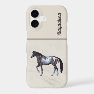 Running Appaloosa | Western horse | Custome Text -