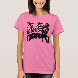 Running Away From A Robot T-Shirt