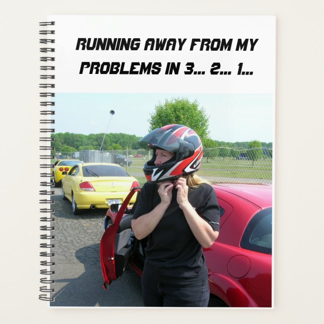 RUNNING AWAY FROM MY PROBLEMS IN 3... 2... 1... PLANNER (Front)