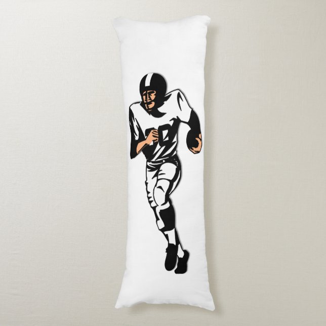 Running Back Football Player Body Cushion (Front Vertical)