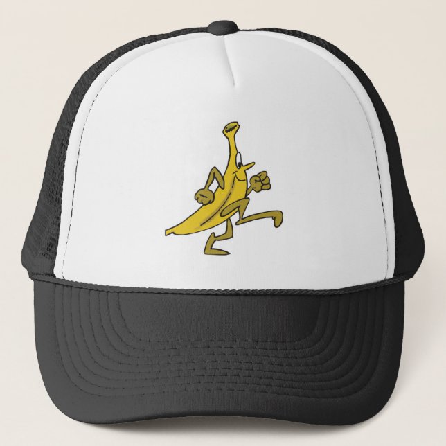 running banana trucker hat (Front)